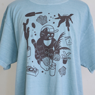 3 cats club T shirts "plant"